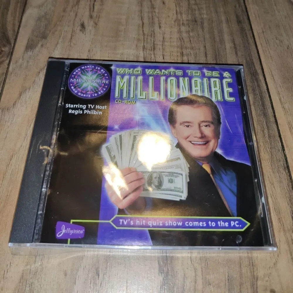 Who Wants to Be a Millionaire CD-ROM Jewel Case (PC, 2000) *NEW SEALED*